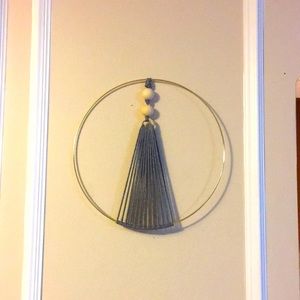 Macrame wall decor. Modern and simple. Loop